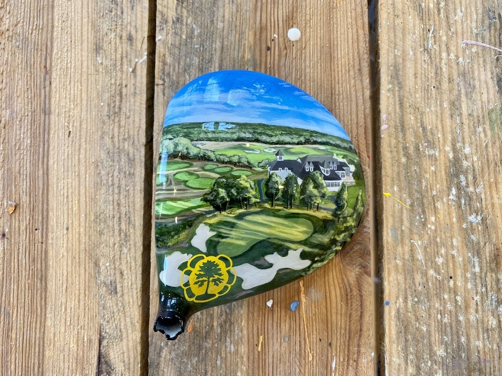Hand Painted Golf Clubs